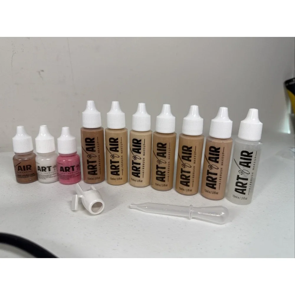 Art of Air Prof. Airbrush Makeup System/Fair-Medium Shades Foundation‎ Set